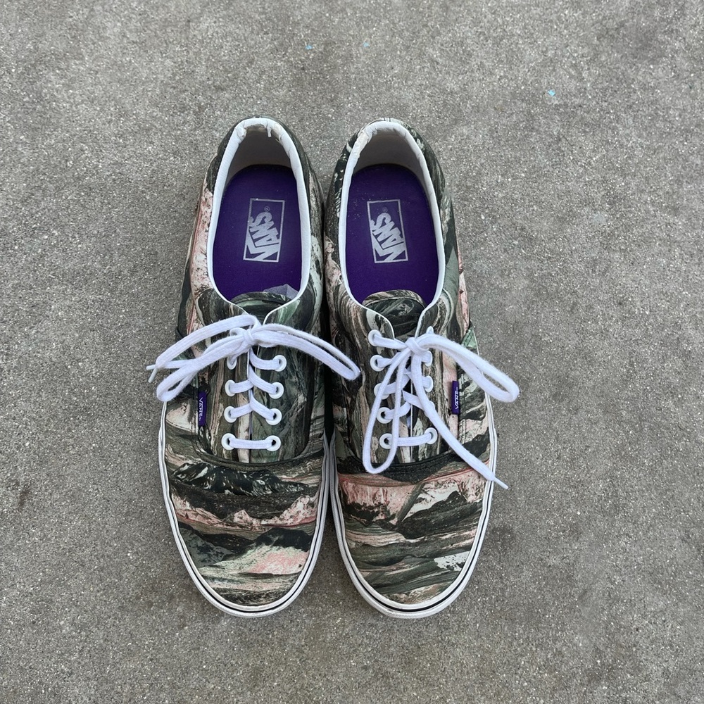 Vans X Liberty London Era Mountain Army Print 13 - Picture 4 of 9